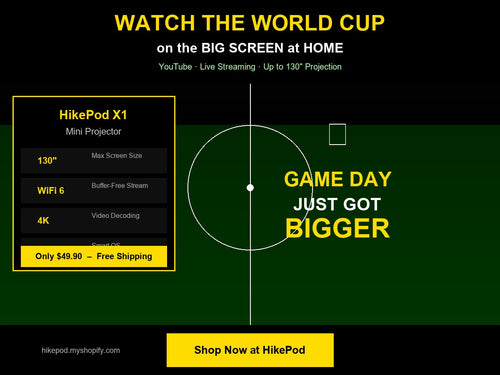 Watch World Cup on Big Screen